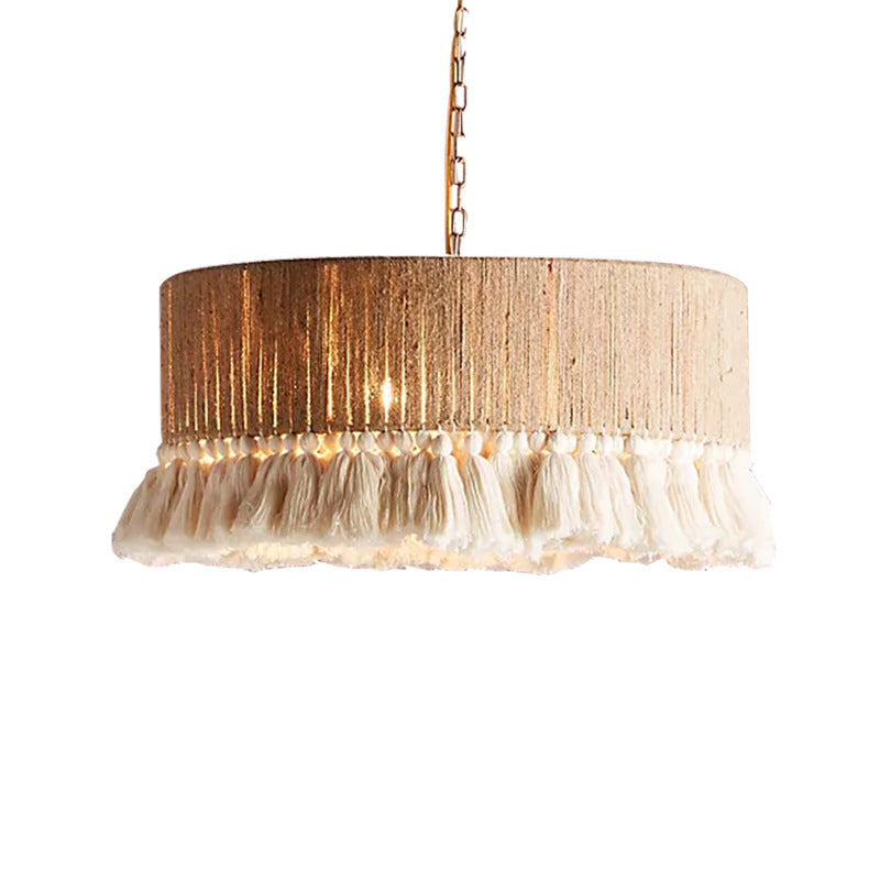 Bohemia Vintage Rope Tassel Chandelier
