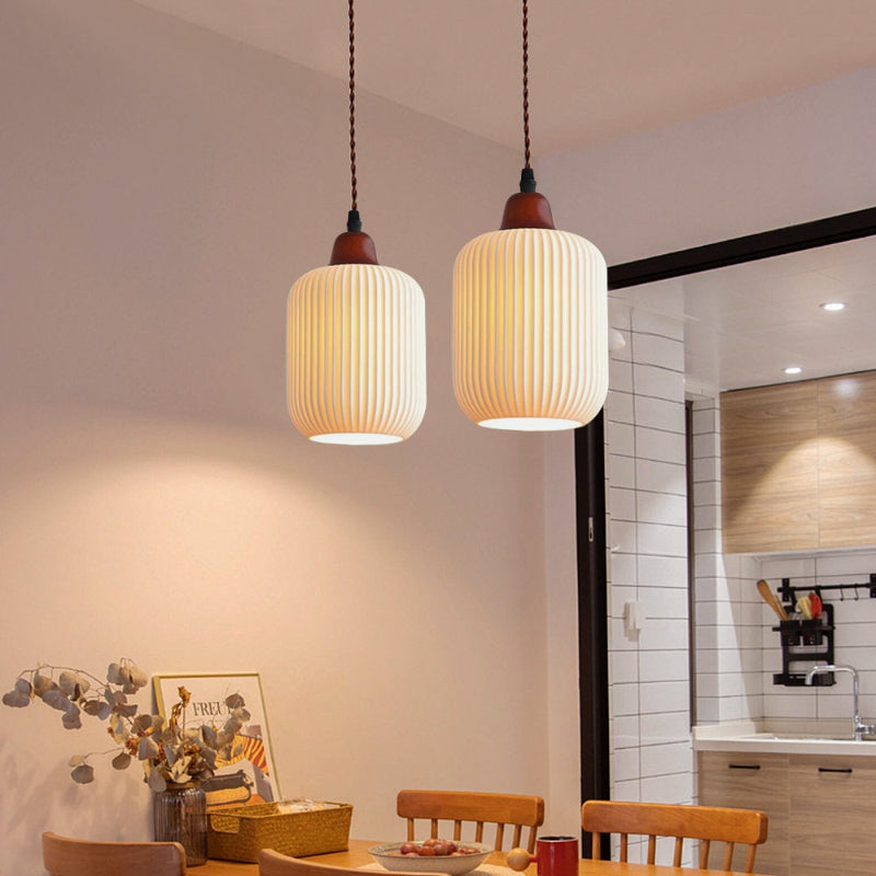 Nordic Vintage Ceramic Pendant Lights