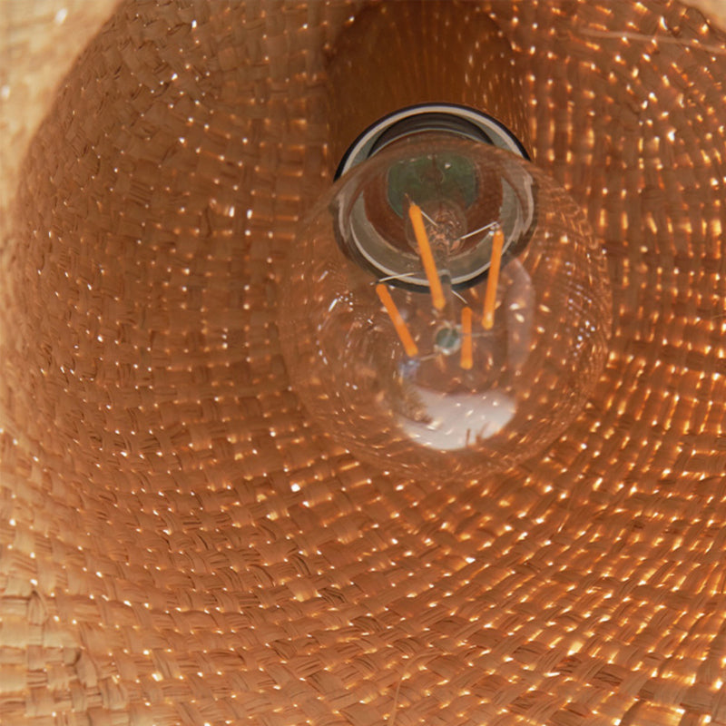 Coastal Style Handmade Straw Hanging Lamp