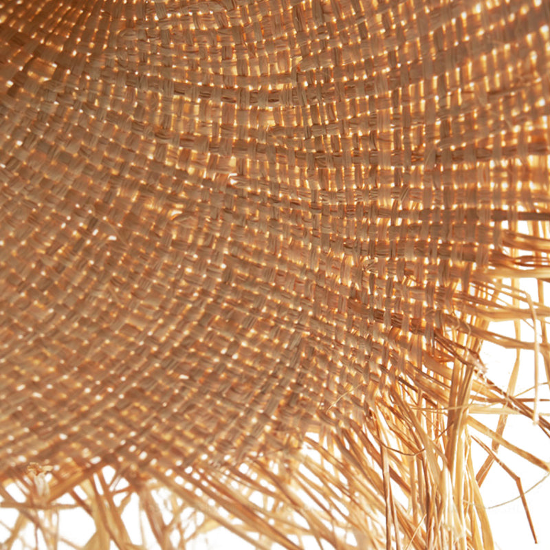 Coastal Style Handmade Straw Hanging Lamp