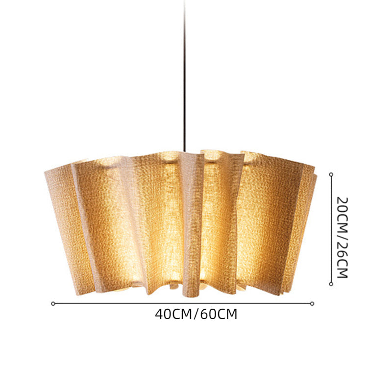 Nordic Fabric Pleated Pendant Lights