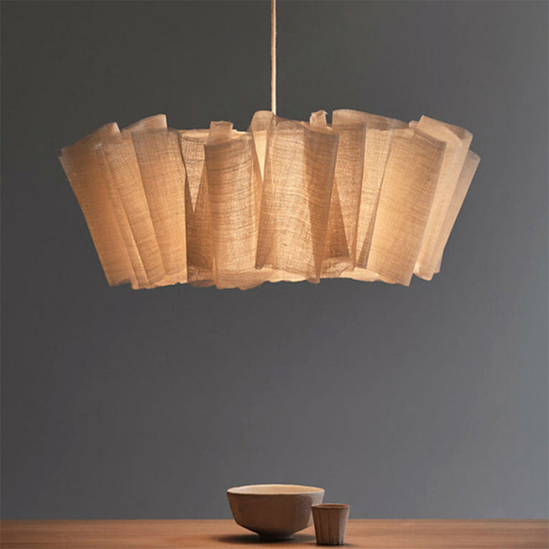Nordic Fabric Pleated Pendant Lights