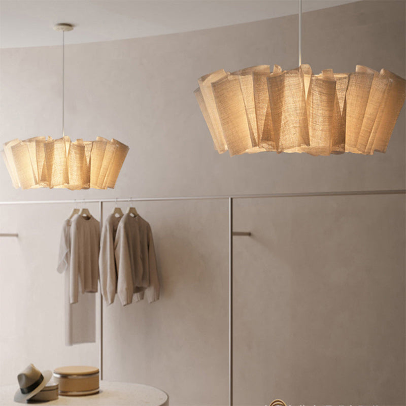 Nordic Fabric Pleated Pendant Lights