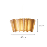 Load image into Gallery viewer, Nordic Fabric Pleated Pendant Lights