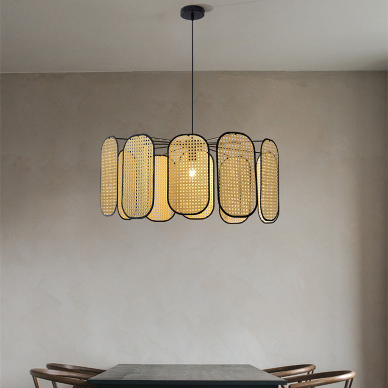 Retro Bohemian Rattan Pendant Lights