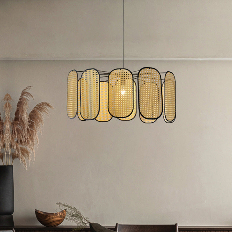 Retro Bohemian Rattan Pendant Lights