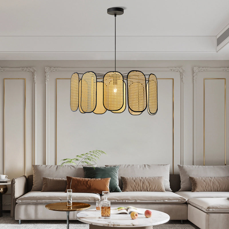 Retro Bohemian Rattan Pendant Lights