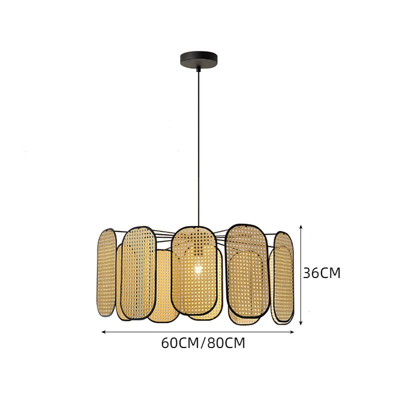 Retro Bohemian Rattan Pendant Lights