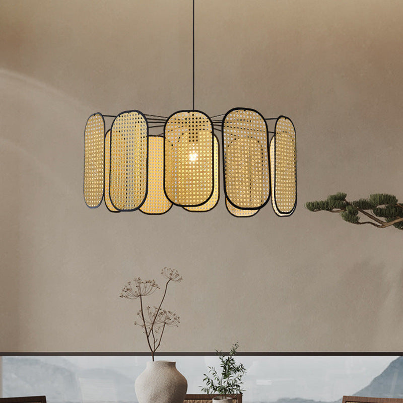 Retro Bohemian Rattan Pendant Lights