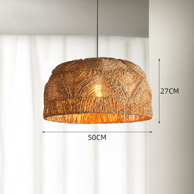 Natural Rattan Handwoven Pendant Lampshade