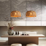 Load image into Gallery viewer, Natural Rattan Handwoven Pendant Lampshade