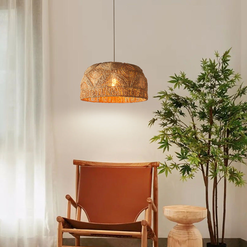 Natural Rattan Handwoven Pendant Lampshade