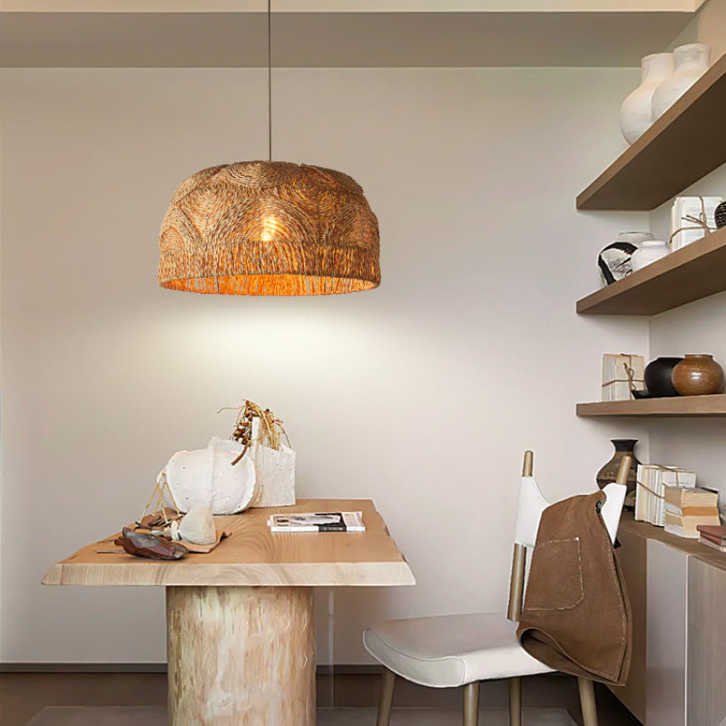 Natural Rattan Handwoven Pendant Lampshade