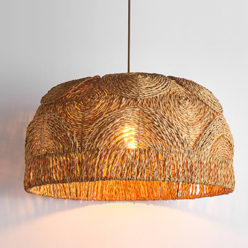 Natural Rattan Handwoven Pendant Lampshade