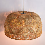 Load image into Gallery viewer, Natural Rattan Handwoven Pendant Lampshade