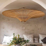 Load image into Gallery viewer, Large Modern Rattan Pendant Light Ceiling Lampshade 80CM