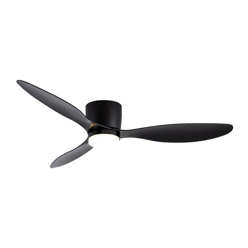 Modern Simple 1-Light Ceiling Fan Lamp Cylinder Shape