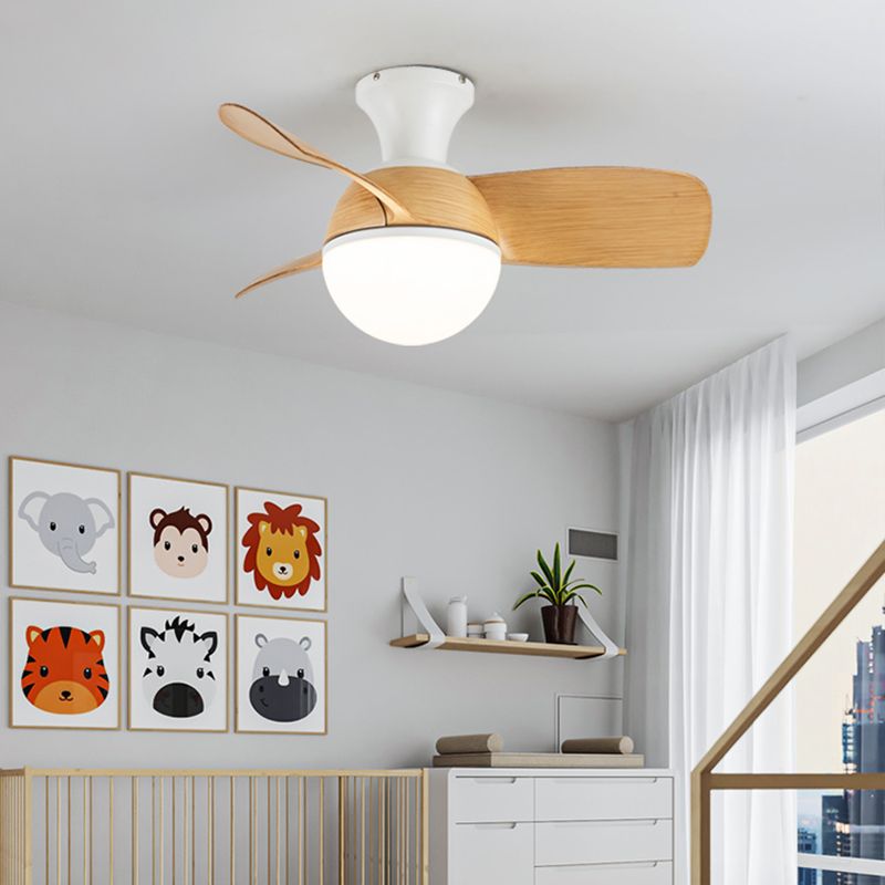 Modern Style Ceiling Fans Light Iron and Acrylic for Living Room Flushmount