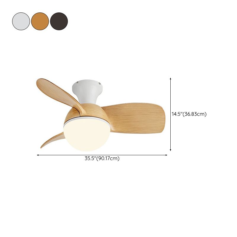 Modern Style Ceiling Fans Light Iron and Acrylic for Living Room Flushmount