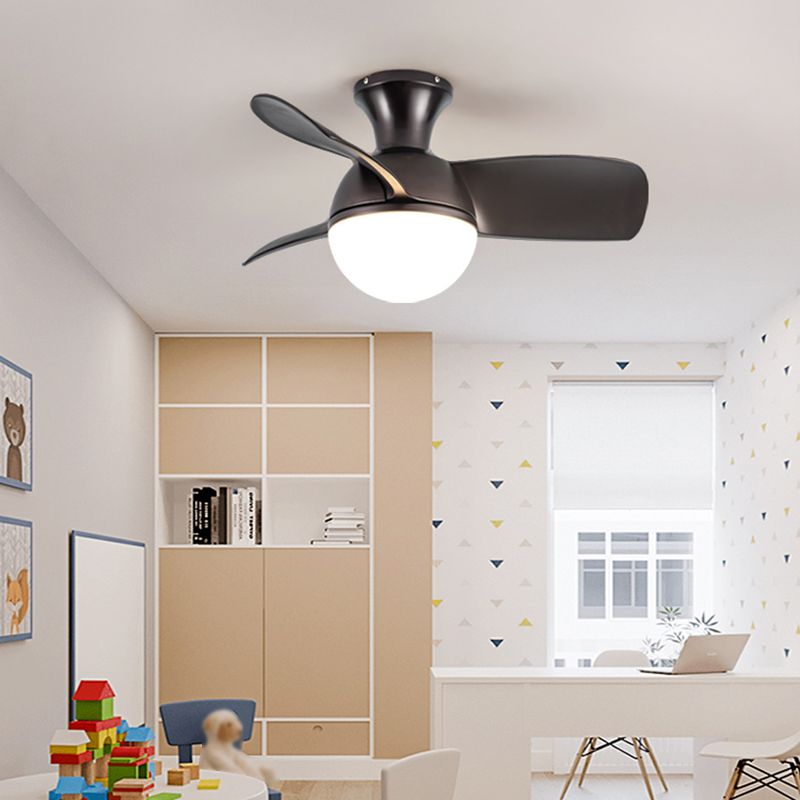 Modern Style Ceiling Fans Light Iron and Acrylic for Living Room Flushmount