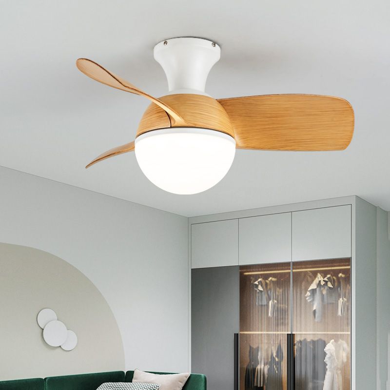 Modern Style Ceiling Fans Light Iron and Acrylic for Living Room Flushmount
