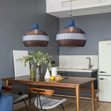 Load image into Gallery viewer, Handmade Light Rattan Dome Pendant Lampshade