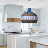 Load image into Gallery viewer, Handmade Light Rattan Dome Pendant Lampshade