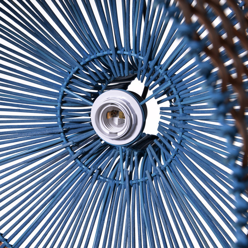 Handmade Light Rattan Dome Pendant Lampshade