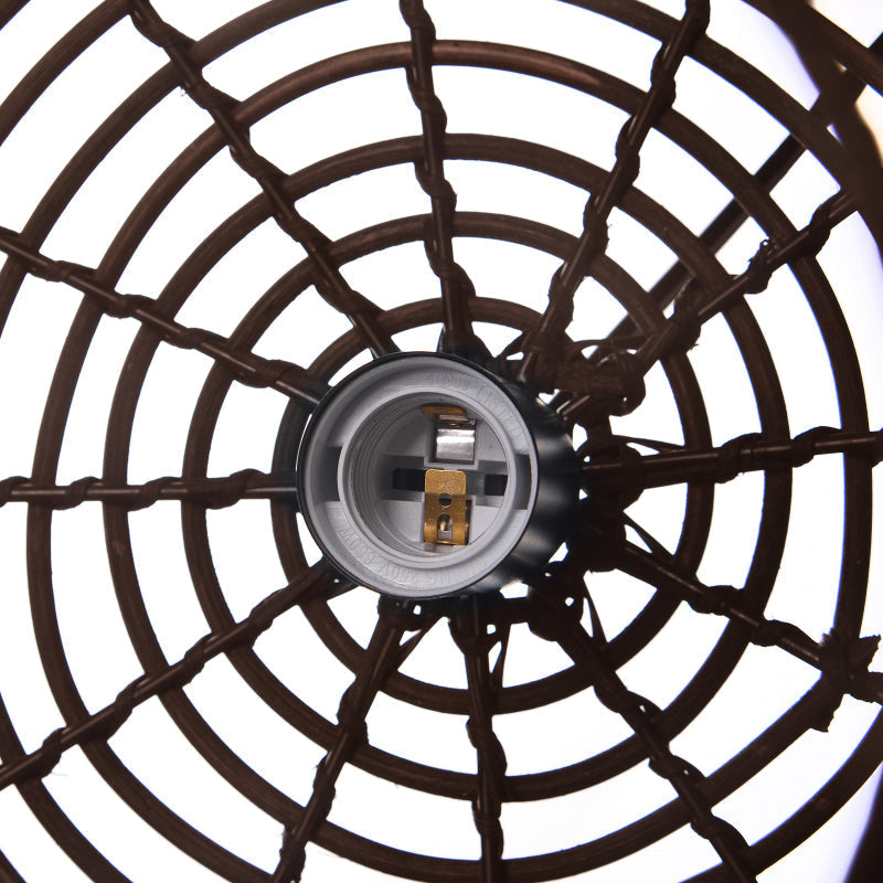 Oval Rattan Pendant Light For Kitchen Island