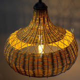 Load image into Gallery viewer, Rattan Patio Pendant Light Bohemian Lampshade