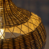 Load image into Gallery viewer, Rattan Patio Pendant Light Bohemian Lampshade