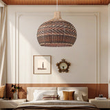Load image into Gallery viewer, Kitchen Lampshade Vintage Rattan Pendant Light