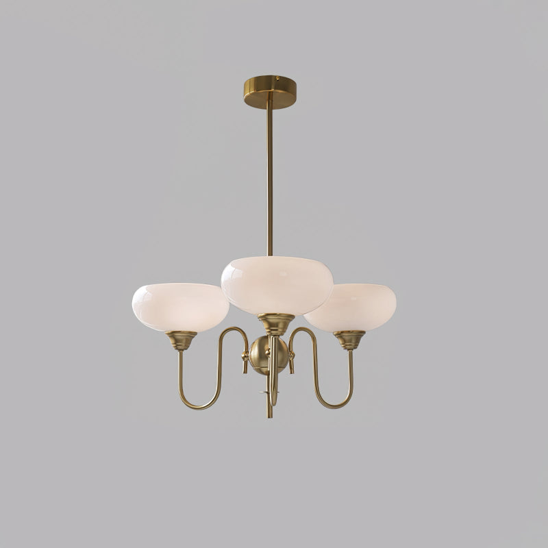 Bubble Creamy Glass Chandelier