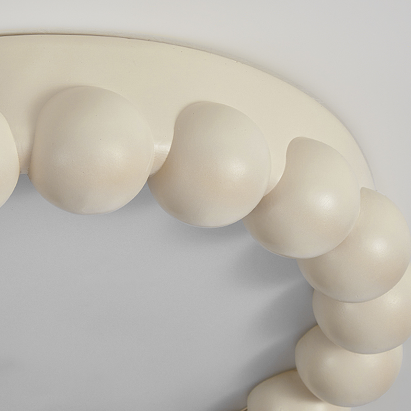 Minimalist Resin Beads Shape Flush Mount Ceiling Light