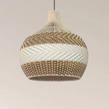 Load image into Gallery viewer, White Rattan Pendant Light Interior Decor