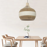 Load image into Gallery viewer, White Rattan Pendant Light Interior Decor