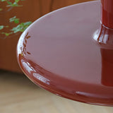 Load image into Gallery viewer, Vintage Red Metal Saucer Pendant Light