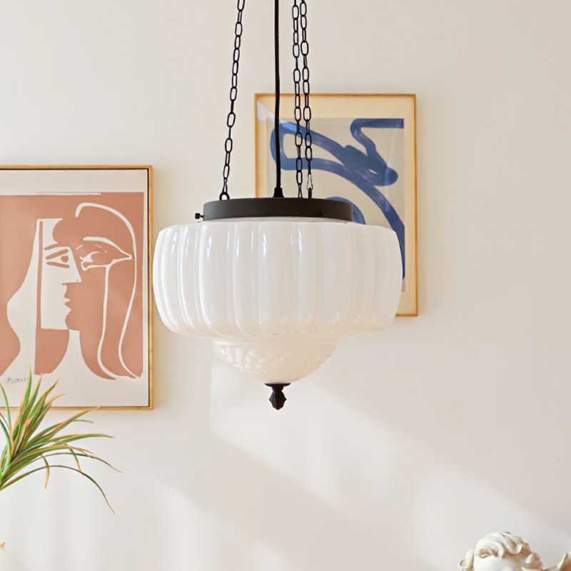 Modern White Minimalists Pendant Light