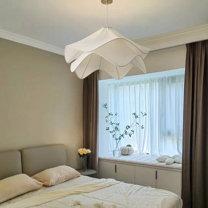 French Flower Petal Pendant Light