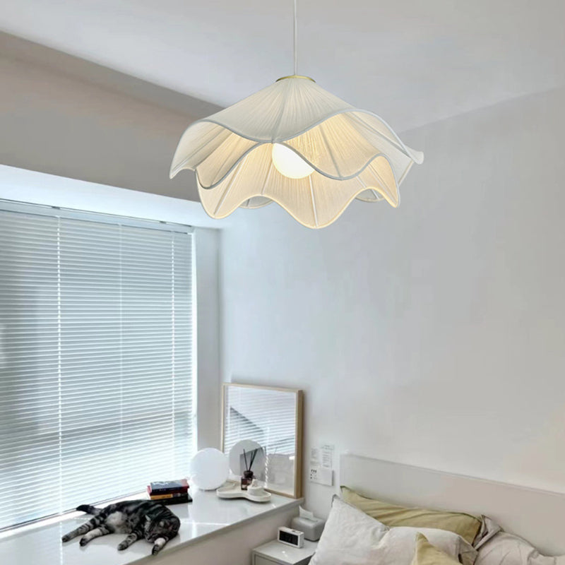 French Flower Petal Pendant Light