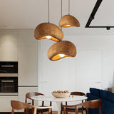 Load image into Gallery viewer, Nordic Brown Resin Oval Pendant Light