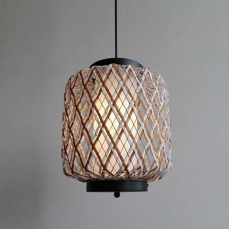 Outdoor Waterproof Lantern Rattan Pendant Lights