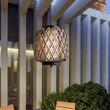 Load image into Gallery viewer, Outdoor Waterproof Lantern Rattan Pendant Lights