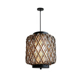 Load image into Gallery viewer, Outdoor Waterproof Lantern Rattan Pendant Lights