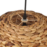 Load image into Gallery viewer, Retro Semicircle Straw Rattan Dining Room Hanging Lampshade