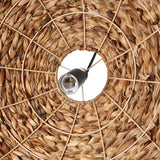 Load image into Gallery viewer, Retro Semicircle Straw Rattan Dining Room Hanging Lampshade