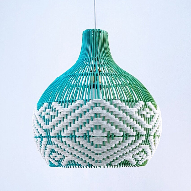 Sapphire Cove Rattan Pendant Light Interior Hanging Lamp