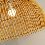Load image into Gallery viewer, Simple Hand-woven Rattan Pendant Light Dining Room Kitchen Hanging Lamp