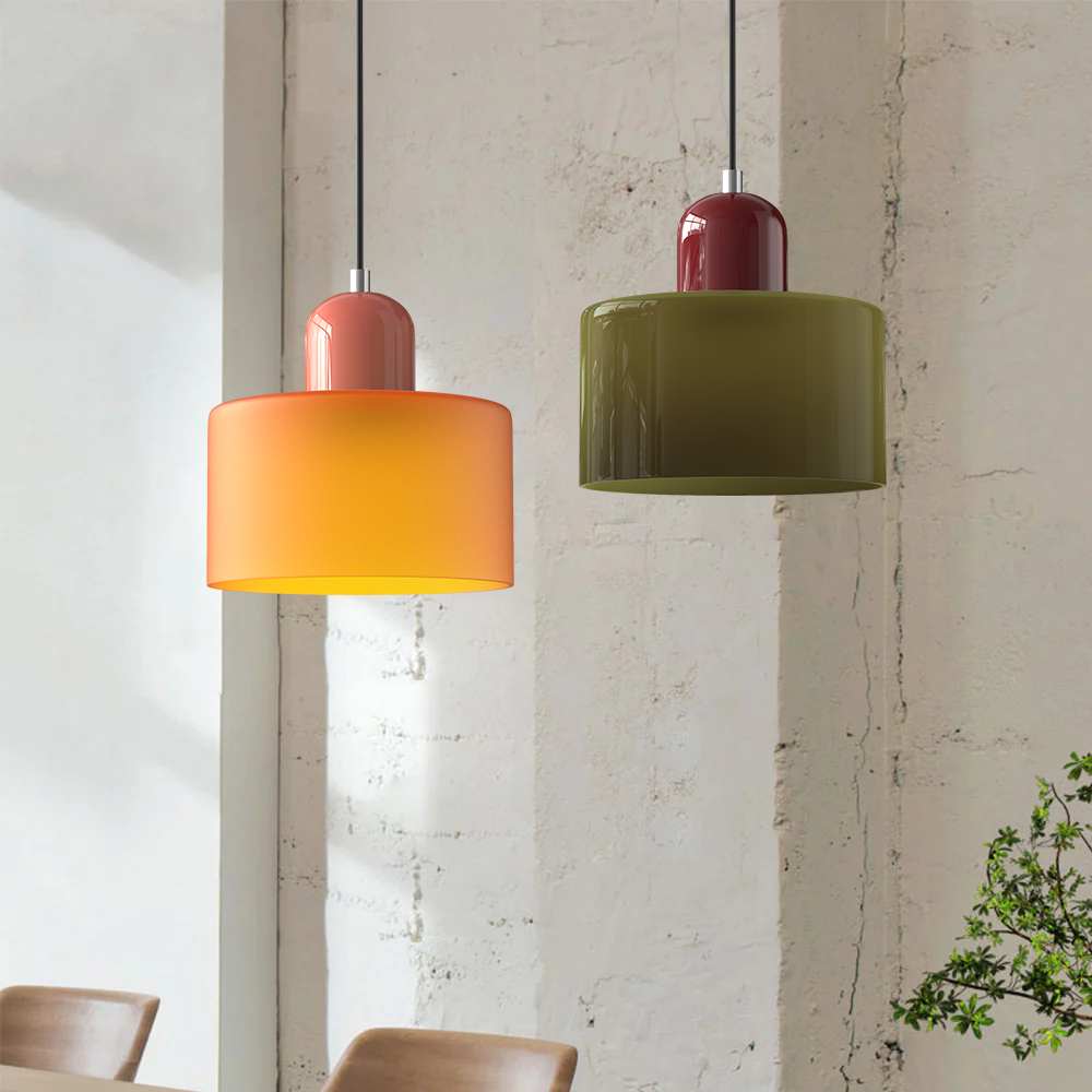 Creative Fresh Small Glass Pendant Light