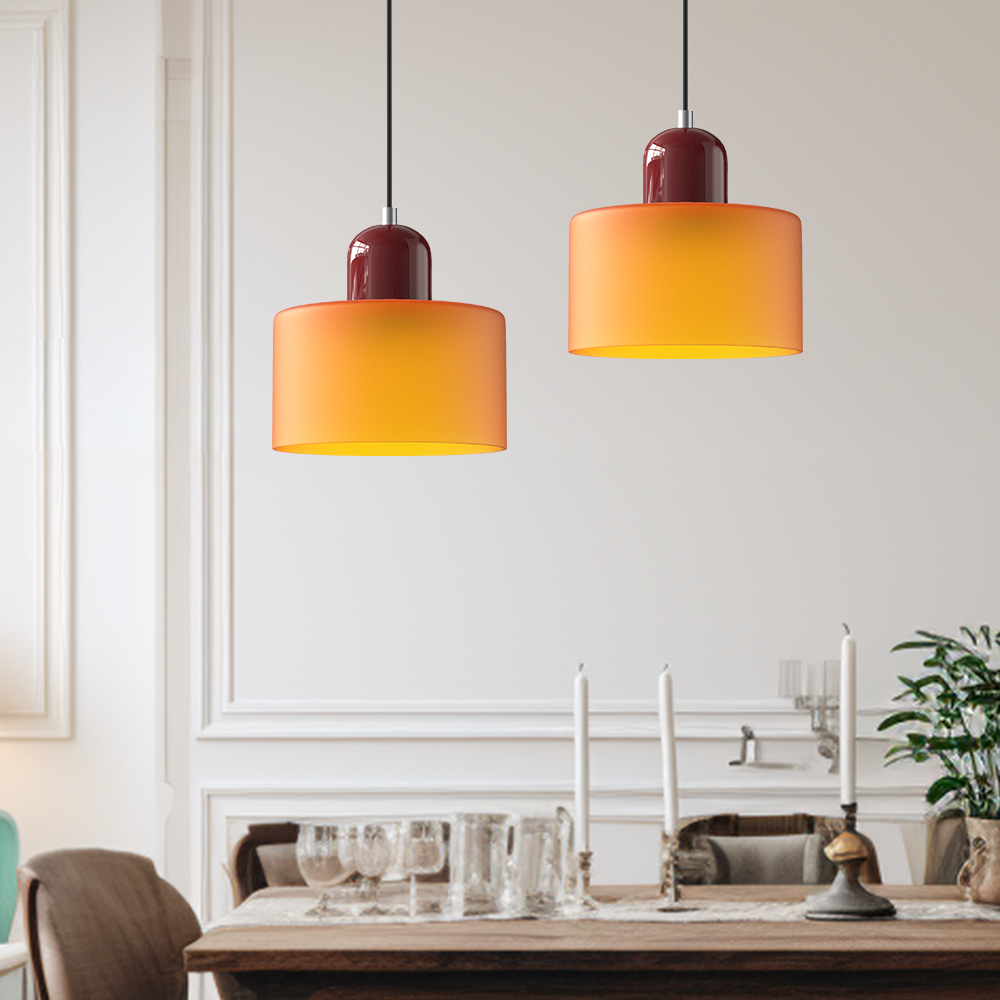 Creative Fresh Small Glass Pendant Light